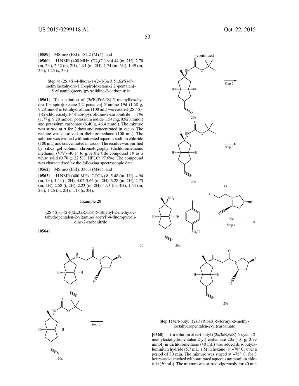 HEXAHYDROPENTALENO DERIVATIVES, PREPARATION METHOD AND USE IN MEDICINE     THEREOF - diagram, schematic, and image 54