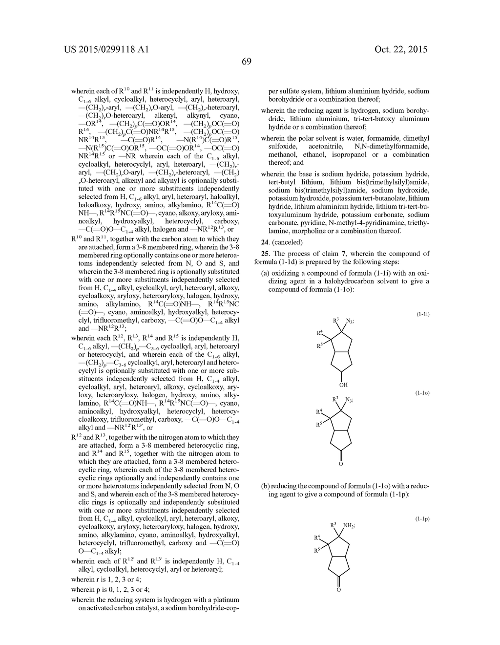 HEXAHYDROPENTALENO DERIVATIVES, PREPARATION METHOD AND USE IN MEDICINE     THEREOF - diagram, schematic, and image 70