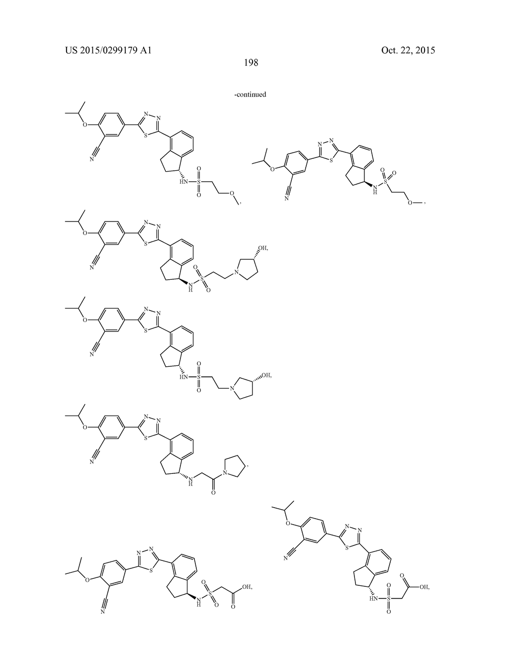 SELECTIVE HETEROCYCLIC SPHINGOSINE 1 PHOSPHATE RECEPTOR MODULATORS - diagram, schematic, and image 199