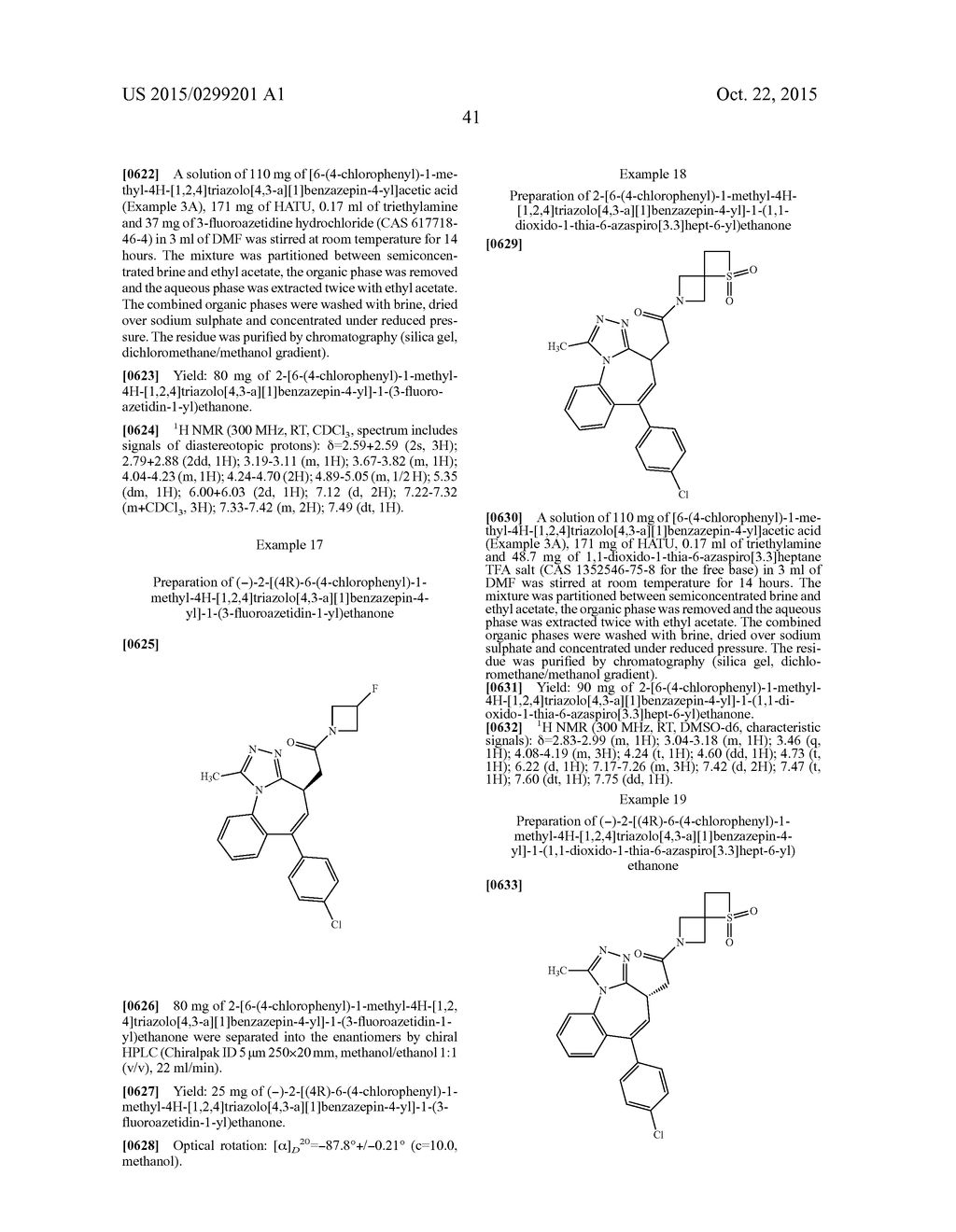 BET PROTEIN-INHIBITING 5-ARYL TRIAZOLE AZEPINES - diagram, schematic, and image 42