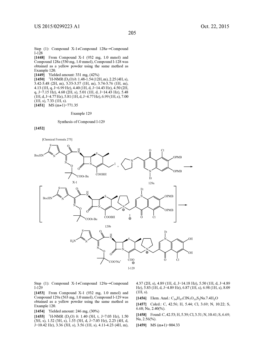 2-SUBSTITUTED CEPHEM COMPOUNDS - diagram, schematic, and image 206