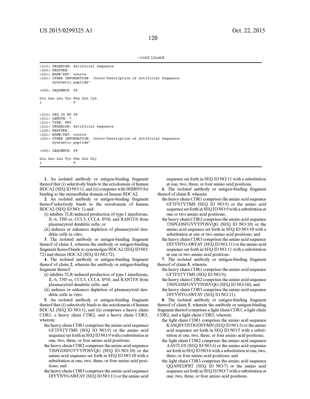 Anti-Blood Dendritic Cell Antigen 2 Antibodies And Uses Thereof - diagram, schematic, and image 184