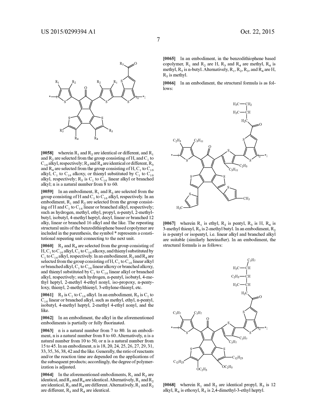 BENZODITHIOPHENE BASED COPOLYMER CONTAINING THIENO [3,4-B] THIOPHENE UNITS     AND PREPARING METHOD AND APPLICATIONS THEREOF - diagram, schematic, and image 11