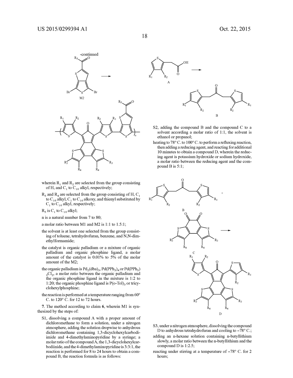 BENZODITHIOPHENE BASED COPOLYMER CONTAINING THIENO [3,4-B] THIOPHENE UNITS     AND PREPARING METHOD AND APPLICATIONS THEREOF - diagram, schematic, and image 22