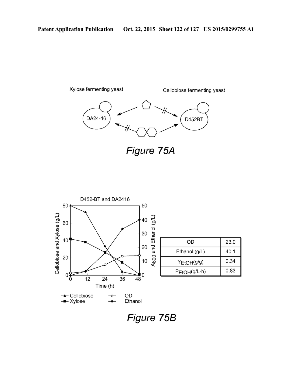 METHODS AND COMPOSITIONS FOR IMPROVING SUGAR TRANSPORT, MIXED SUGAR     FERMENTATION, AND PRODUCTION OF BIOFUELS - diagram, schematic, and image 123