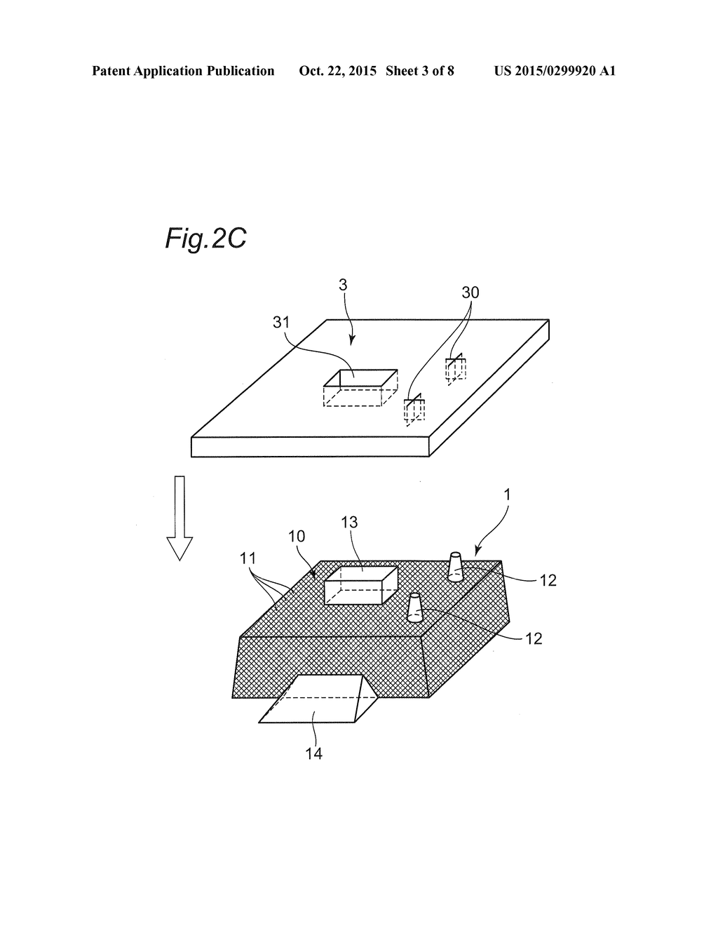 DEVICE FOR MANUFACTURING NONWOVEN FABRIC MOLDED PRODUCT AND METHOD FOR     MANUFACTURING SAME - diagram, schematic, and image 04