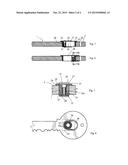 KEY WITH INDICATION  LOCKED - UNLOCKED  OF A CYLINDER LOCK diagram and image