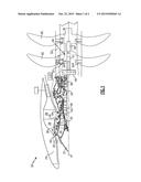 GAS TURBINE ENGINE WITH COOLING SCHEME FOR DRIVE GEAR SYSTEM AND PITCH     CONTROL diagram and image