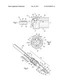 SYSTEM FOR LOCKING A COUPLING OF ELEMENTS, HAVING MALE AND FEMALE ENDS diagram and image