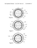 CAP WITH CHANNELS FOR FORMING A SEALED CAVITY AROUND FASTENER diagram and image