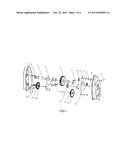 ELECTRICALLY POWERED GEAR BOX FOR A SEMITRAILER STABILIZER diagram and image