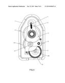 ELECTRICALLY POWERED GEAR BOX FOR A SEMITRAILER STABILIZER diagram and image