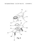 VALVE DEVICE FOR CONTROLLING A FLUID FLOW, IN PARTICULAR FOR CONTROLLING     THE COLD AIR FLOW IN A HOUSEHOLD APPLIANCE, SUCH AS A REFRIGERATOR diagram and image