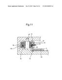 VALVE DEVICE FOR CONTROLLING A FLUID FLOW, IN PARTICULAR FOR CONTROLLING     THE COLD AIR FLOW IN A HOUSEHOLD APPLIANCE, SUCH AS A REFRIGERATOR diagram and image