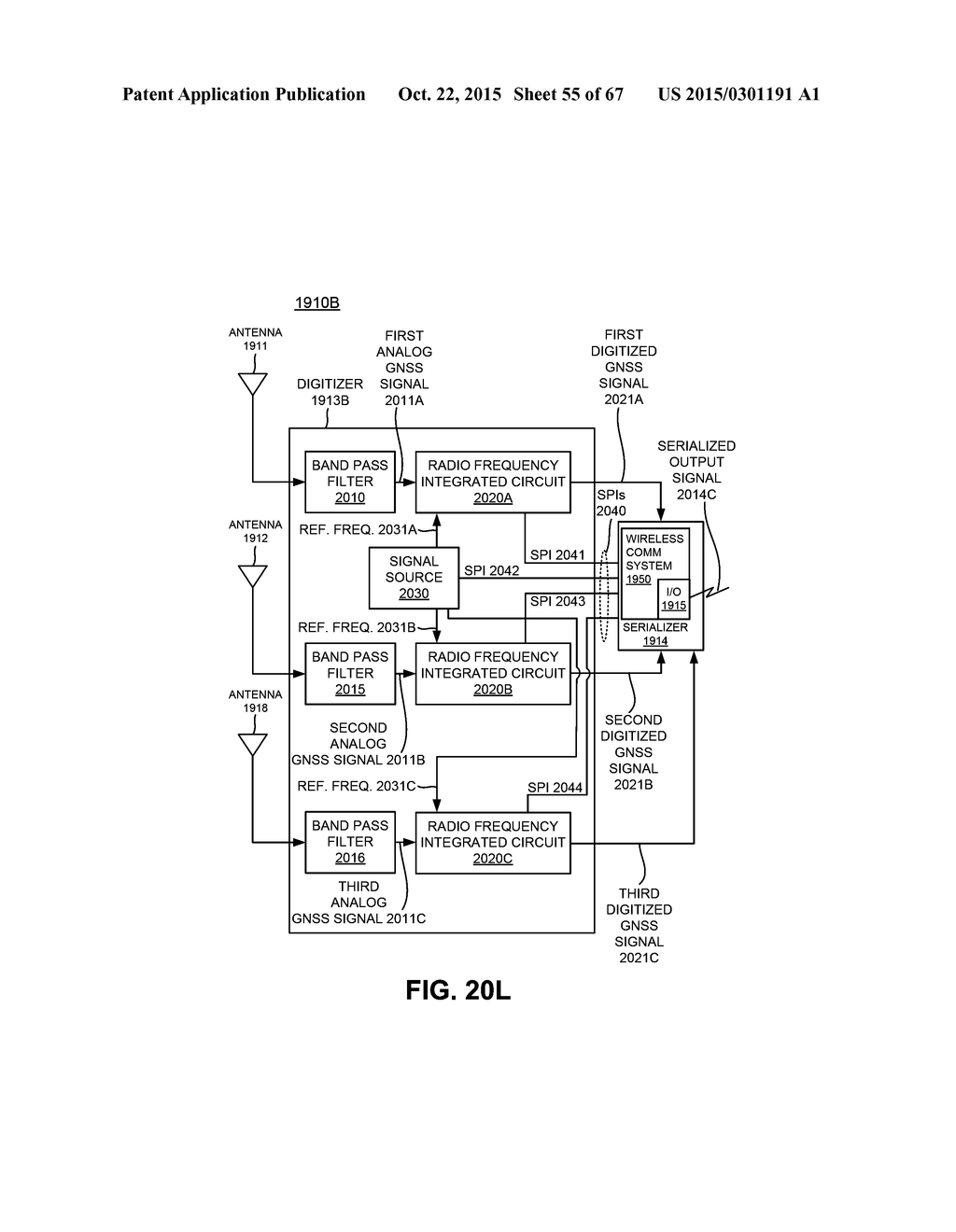 GLOBAL NAVIGATION SATELLITE SYSTEM RECEIVER SYSTEM WITH RADIO FREQUENCY     HARDWARE COMPONENT - diagram, schematic, and image 56