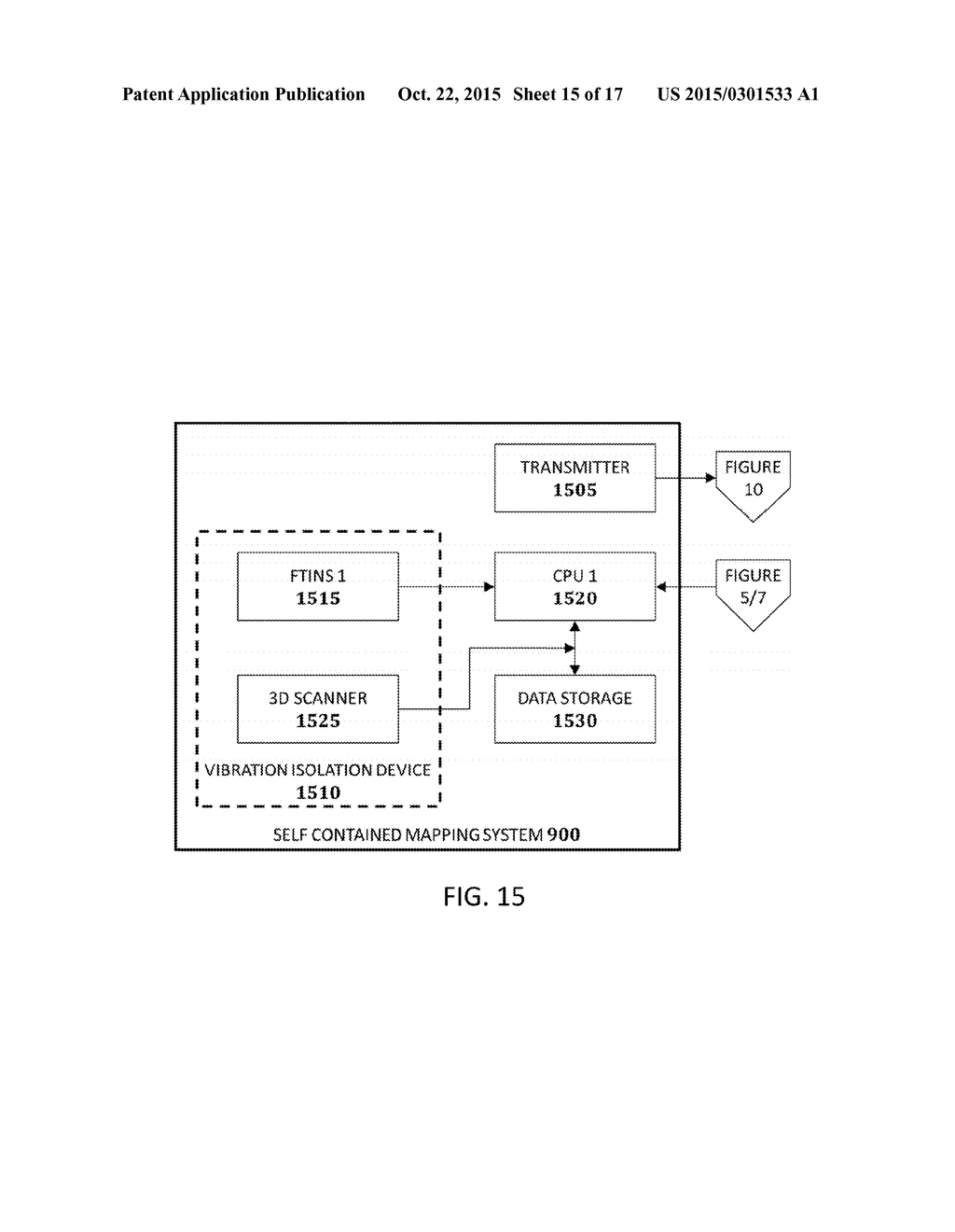 SYSTEM AND METHOD FOR REAL-TIME GUIDANCE AND MAPPING OF A TUNNEL BORING     MACHINE AND TUNNEL - diagram, schematic, and image 16