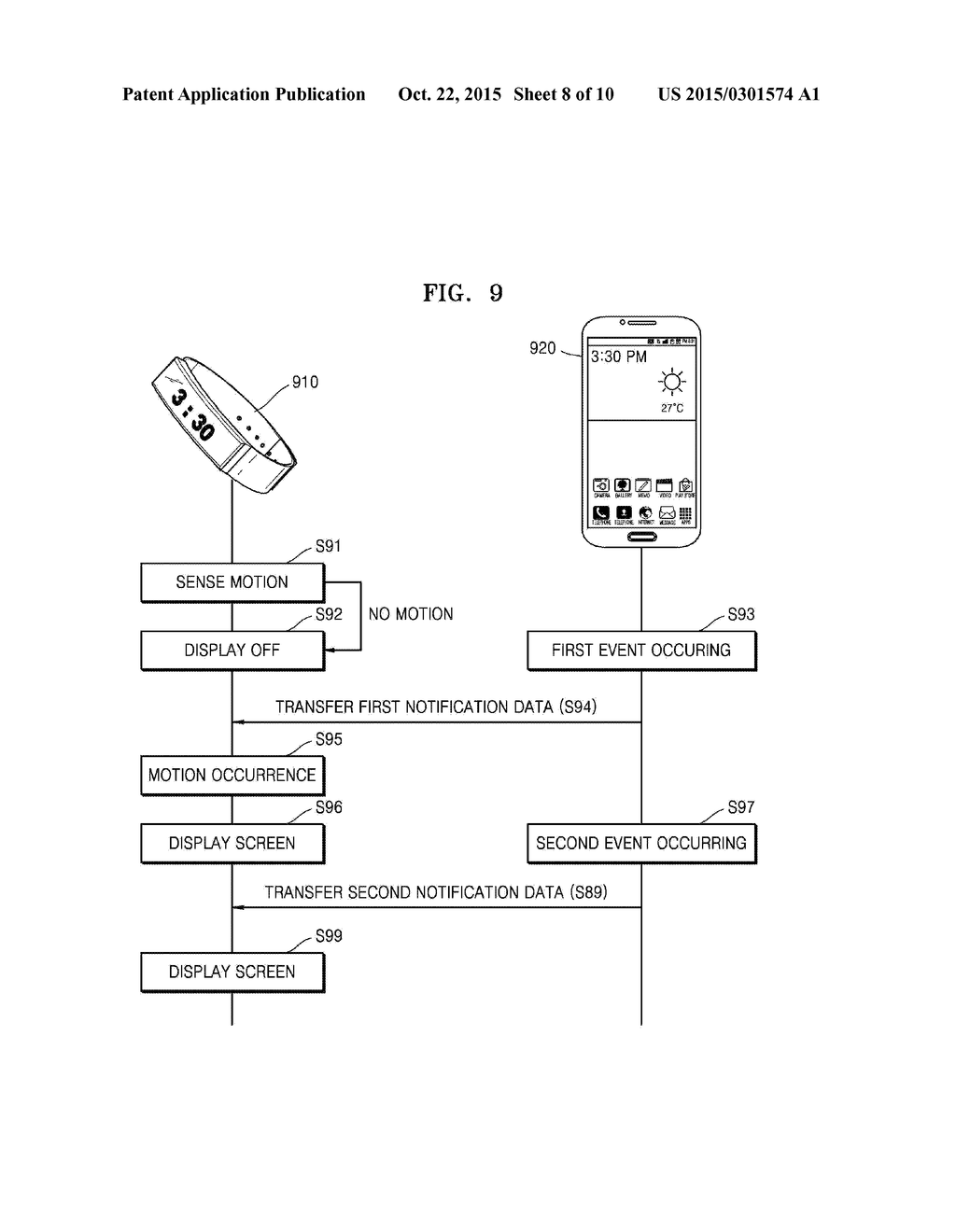 WEARABLE DEVICE, MASTER DEVICE OPERATING WITH THE WEARABLE DEVICE, AND     CONTROL METHOD FOR WEARABLE DEVICE - diagram, schematic, and image 09