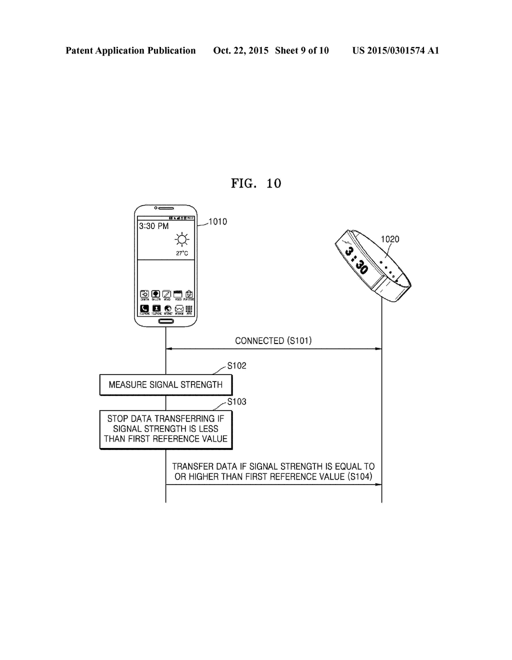 WEARABLE DEVICE, MASTER DEVICE OPERATING WITH THE WEARABLE DEVICE, AND     CONTROL METHOD FOR WEARABLE DEVICE - diagram, schematic, and image 10