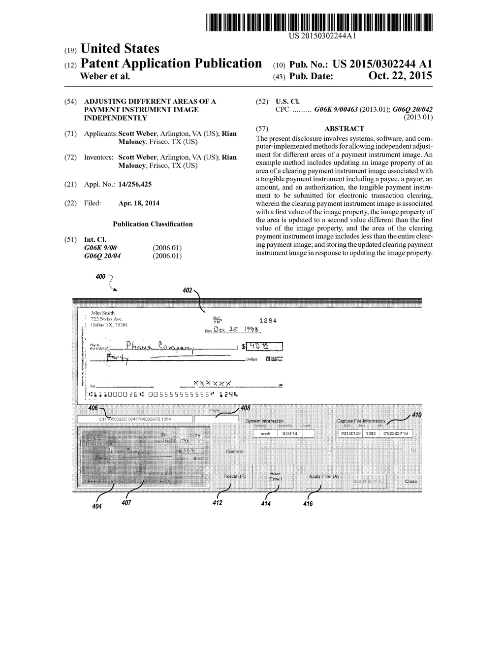 ADJUSTING DIFFERENT AREAS OF A PAYMENT INSTRUMENT IMAGE INDEPENDENTLY - diagram, schematic, and image 01