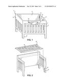 Crib Having Child Monitoring System diagram and image