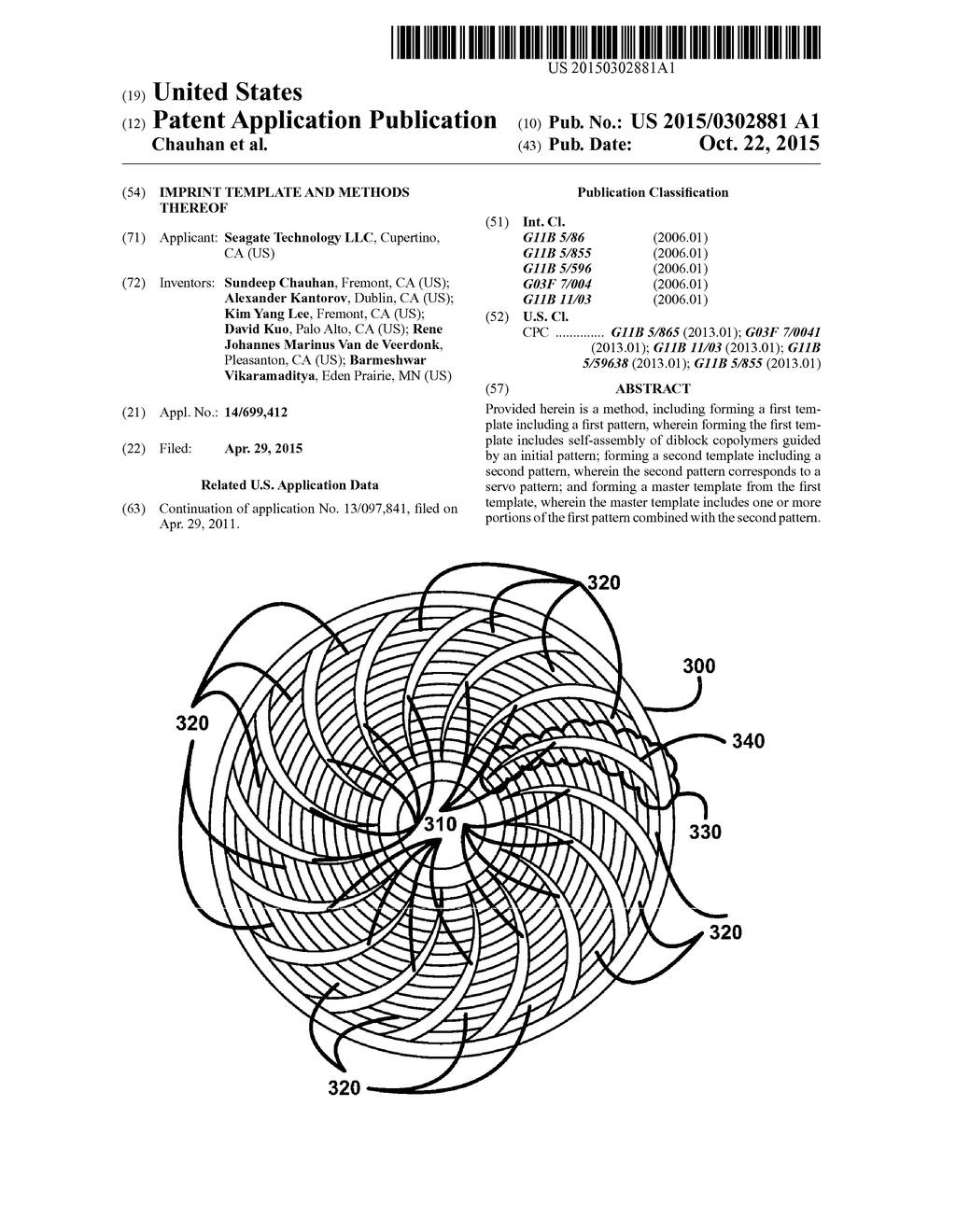 IMPRINT TEMPLATE AND METHODS THEREOF - diagram, schematic, and image 01