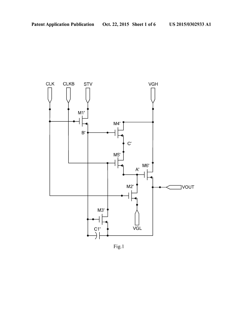 SHIFT REGISTER, GATE DRIVING CIRCUIT, ARRAY SUBSTRATE AND DISPLAY DEVICE - diagram, schematic, and image 02