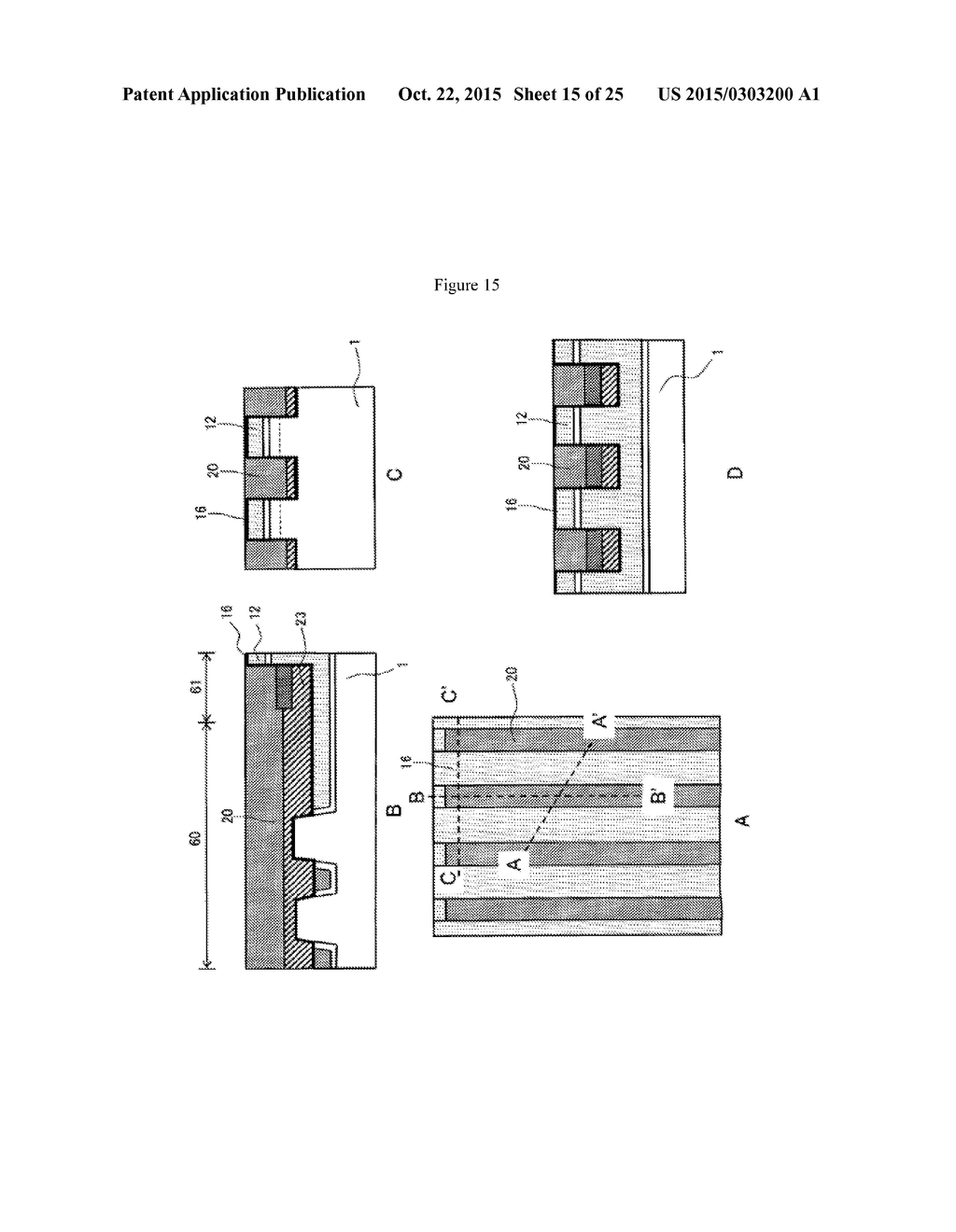 SEMICONDUCTOR DEVICE AND METHOD FOR MANUFACTURING SAME - diagram, schematic, and image 16