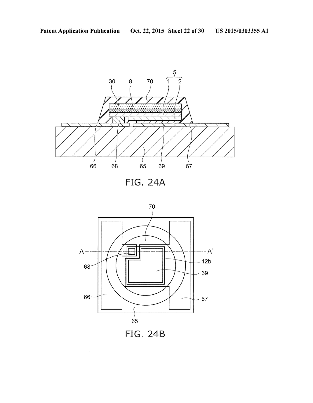 SEMICONDUCTOR LIGHT EMITTING DEVICE AND METHOD FOR MANUFACTURING SAME - diagram, schematic, and image 23