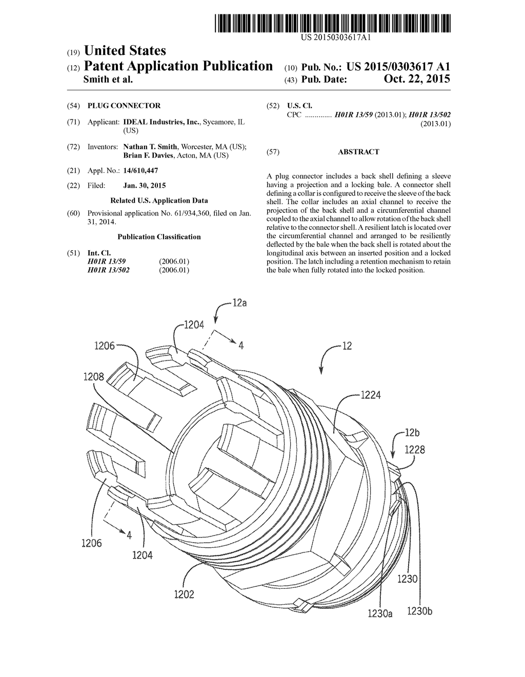 PLUG CONNECTOR - diagram, schematic, and image 01