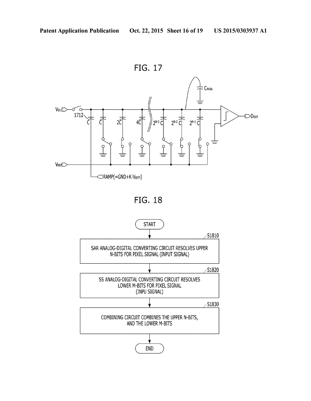 ANALOG-DIGITAL CONVERTING DEVICE AND METHOD AND IMAGE SENSOR INCLUDING THE     SAME - diagram, schematic, and image 17