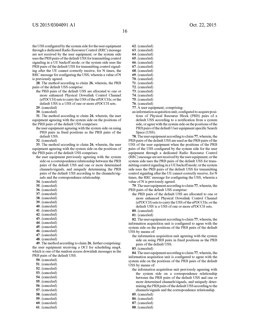 User Equipment, and Method and System Side for Configuring Physical     Resource Block of Search Space Thereof - diagram, schematic, and image 18