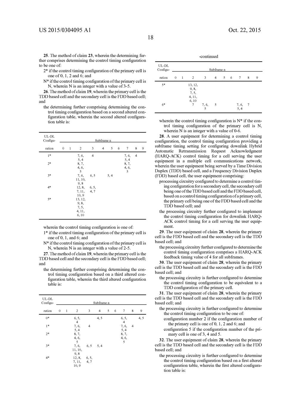 NODE AND METHOD FOR DOWNLINK SCHEDULING AND HYBRID AUTOMATIC REPEAT     REQUEST TIMING - diagram, schematic, and image 36