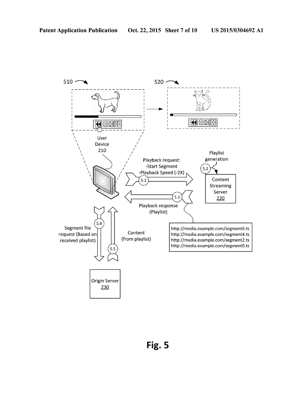 ENHANCED FAST-FORWARD AND REWIND VISUAL FEEDBACK FOR HLS CONTENT - diagram, schematic, and image 08