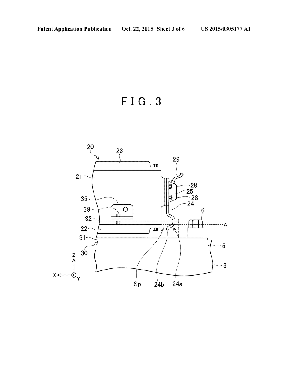 FIXING STRUCTURE OF ELECTRIC APPARATUS TO VEHICLE - diagram, schematic, and image 04