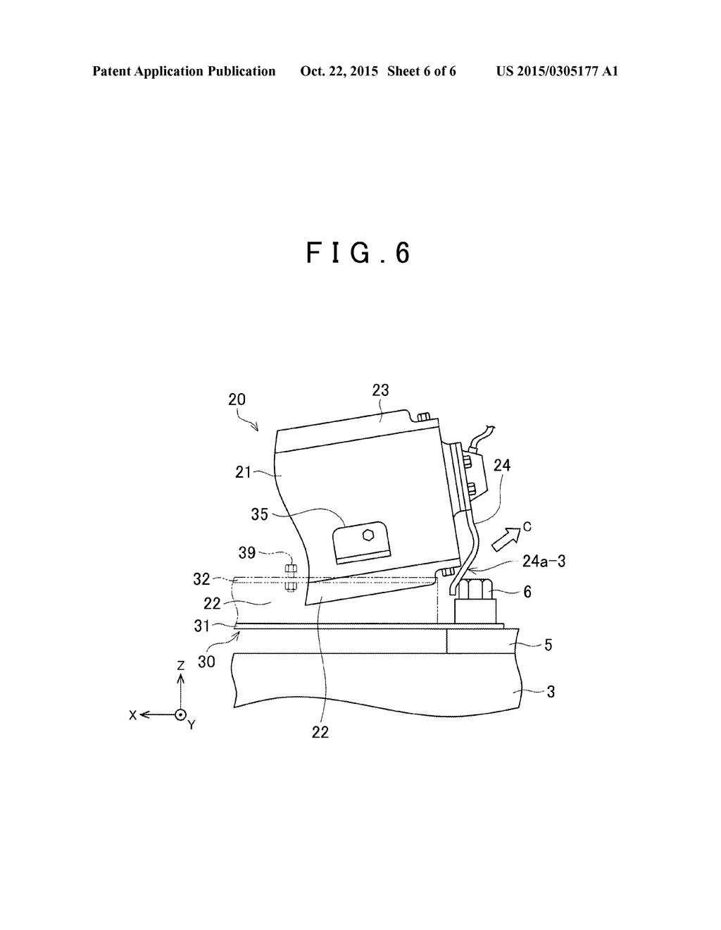 FIXING STRUCTURE OF ELECTRIC APPARATUS TO VEHICLE - diagram, schematic, and image 07