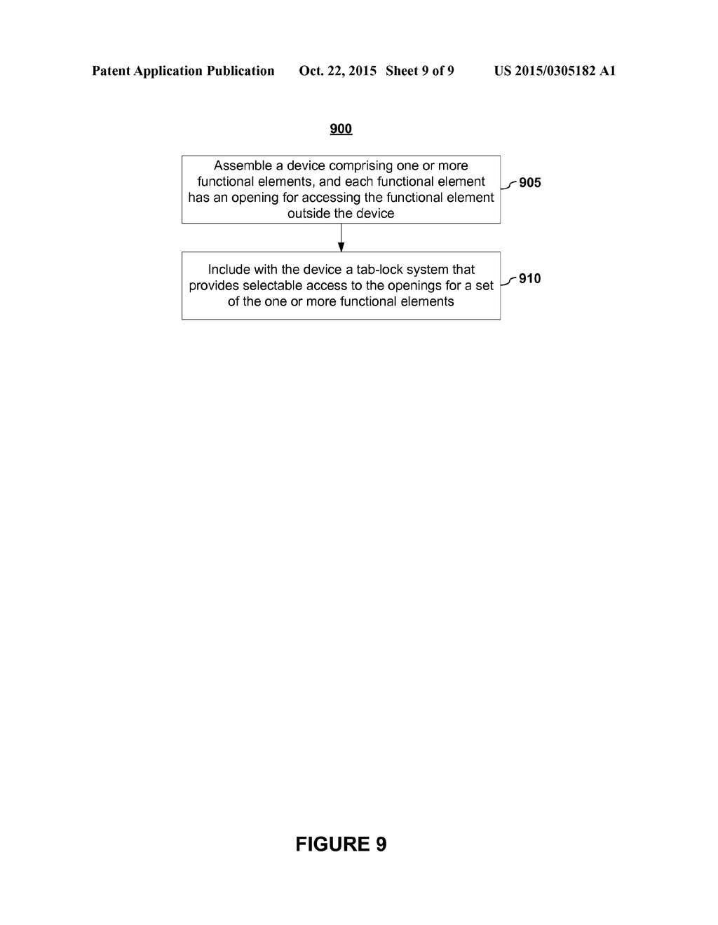 SECURING ACCESS TO ONE OR MORE ELEMENTS OF A DEVICE - diagram, schematic, and image 10