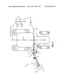 MOWER INCLUDING SUPPORTING MEMBER FOR CUTTING AROUND OR NEAR OBSTACLES diagram and image