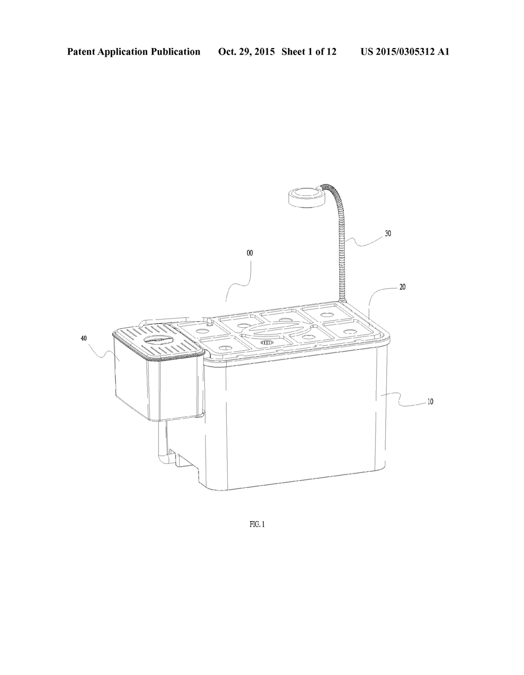 FISH TANK WITH A FUNCTION OF DISCHARGING WASTE WATER FROM A BOTTOM THEREOF - diagram, schematic, and image 02