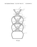 Stackable Liquor Glass Set diagram and image