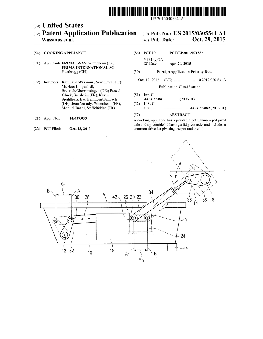 COOKING APPLIANCE - diagram, schematic, and image 01