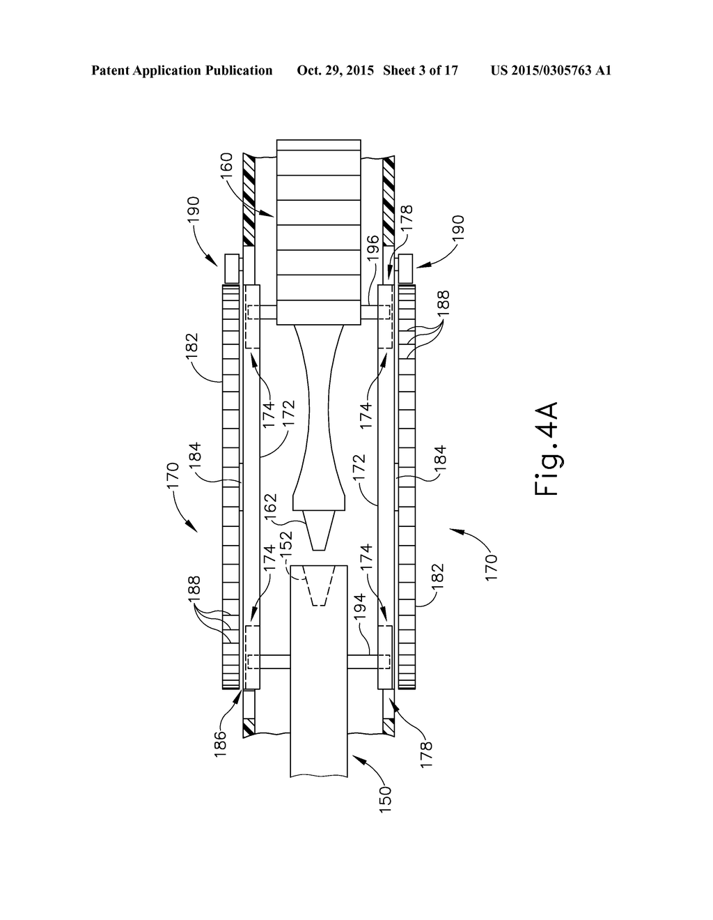 CAM DRIVEN COUPLING BETWEEN ULTRASONIC TRANSDUCER AND WAVEGUIDE IN     SURGICAL INSTRUMENT - diagram, schematic, and image 04