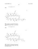 CYCLIC PEPTIDES AND USE AS MEDICINES diagram and image