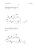 CYCLIC PEPTIDES AND USE AS MEDICINES diagram and image