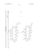 CYCLIC PEPTIDES AND USE AS MEDICINES diagram and image