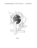 WASTE SORTING DEVICE HAVING A ROTARY SCREEN diagram and image