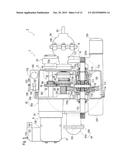 TRANSAXLE AND WORKING VEHICLE EQUIPPED WITH THE TRANSAXLE diagram and image