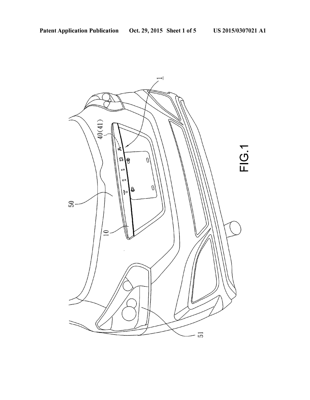 ELECTROPLATING LIGHT-TRANSMISSIVE DECORATION PANEL FOR REAR LICENSE PLATE - diagram, schematic, and image 02