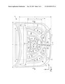 INNER PANEL FOR A VEHICLE BONNET diagram and image