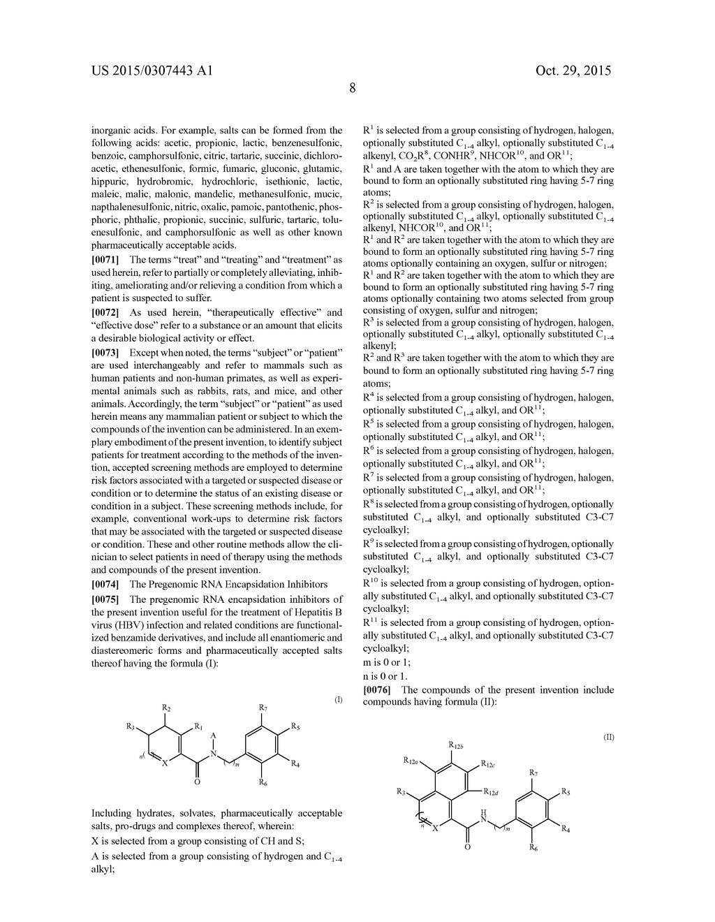 FUNCTIONALIZED BENZAMIDE DERIVATIVES AS ANTIVIRAL AGENTS AGAINST HBV     INFECTION - diagram, schematic, and image 10