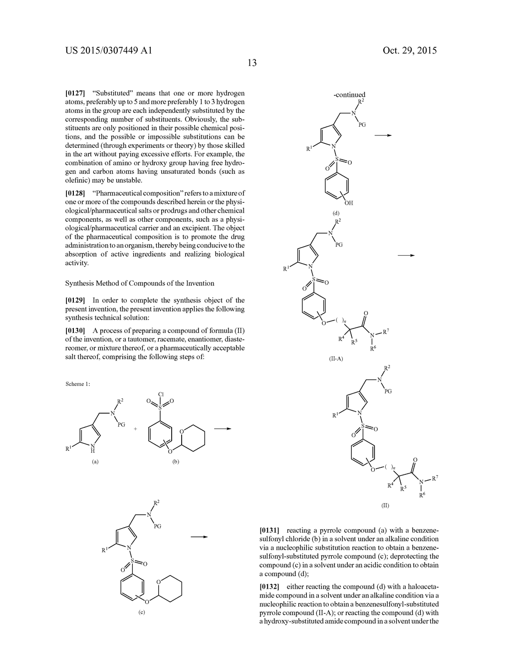 PYRROLE SULFONAMIDE DERIVATIVE, PREPARATION METHOD FOR SAME, AND MEDICAL     APPLICATION THEREOF - diagram, schematic, and image 14